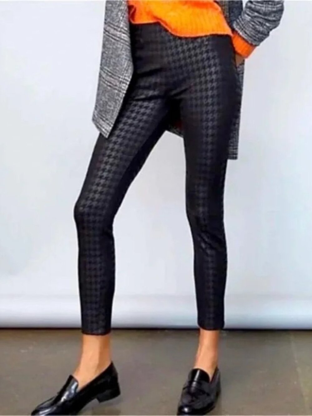 Sanctuary x Anthropologie Runway Leggings Houndstooth